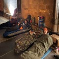 Norwich charity holds sleepout in Cathedral Cloister