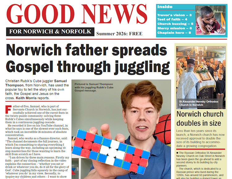Be the first to read the Summer Good News paper