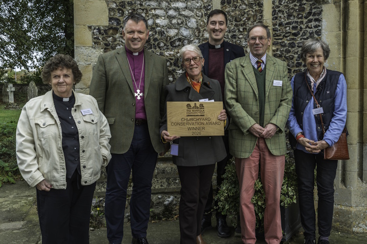 Hemblington churchyard wins conservation award